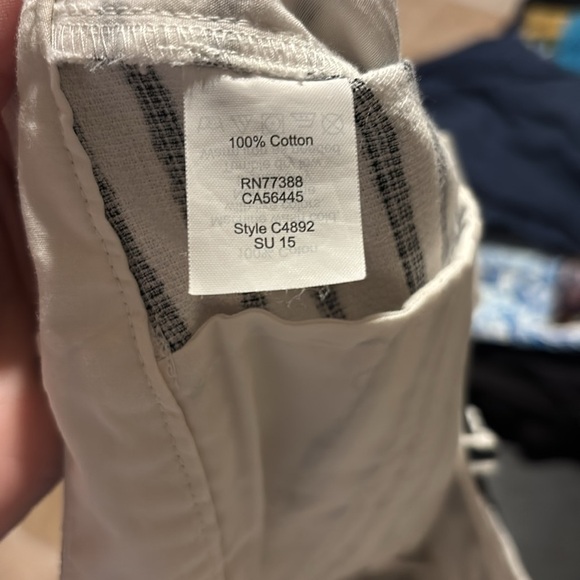 J Crew Black and White Stripe High Rise Shorts - Picture 3 of 8